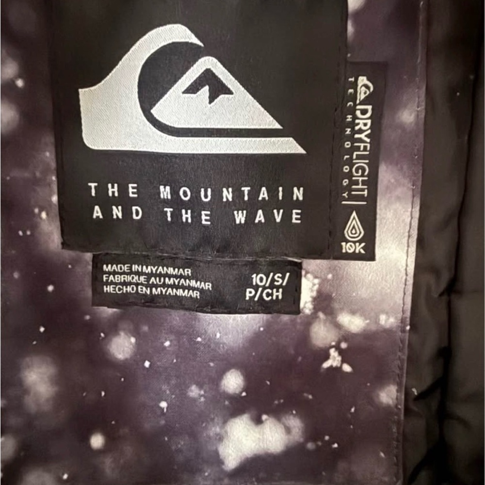 Quiksilver Kids' Starry Night Snowboarding Jacket - Picture 4 of 5